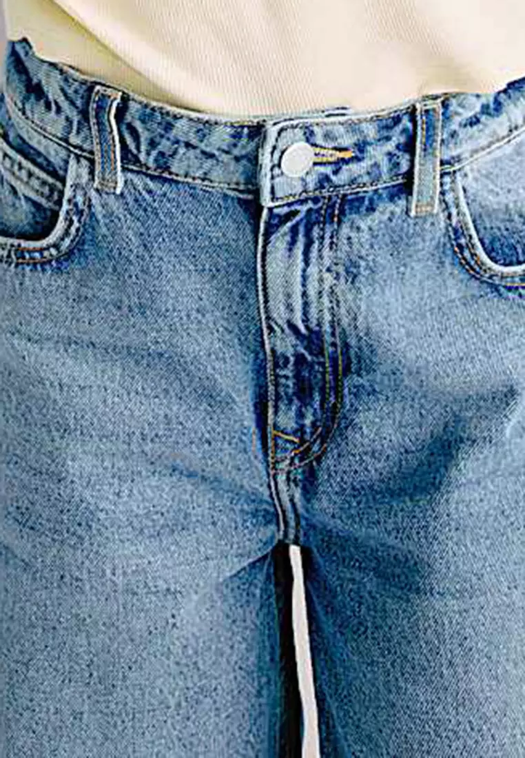 Regular Fit Denim Flared Jeans