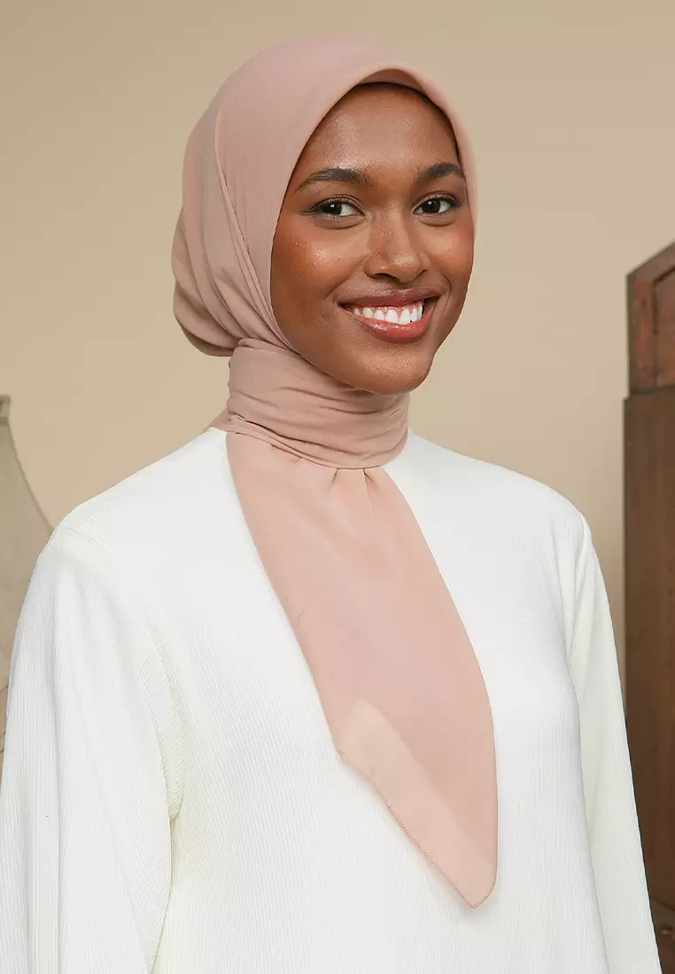 Nala Voal Square Peach