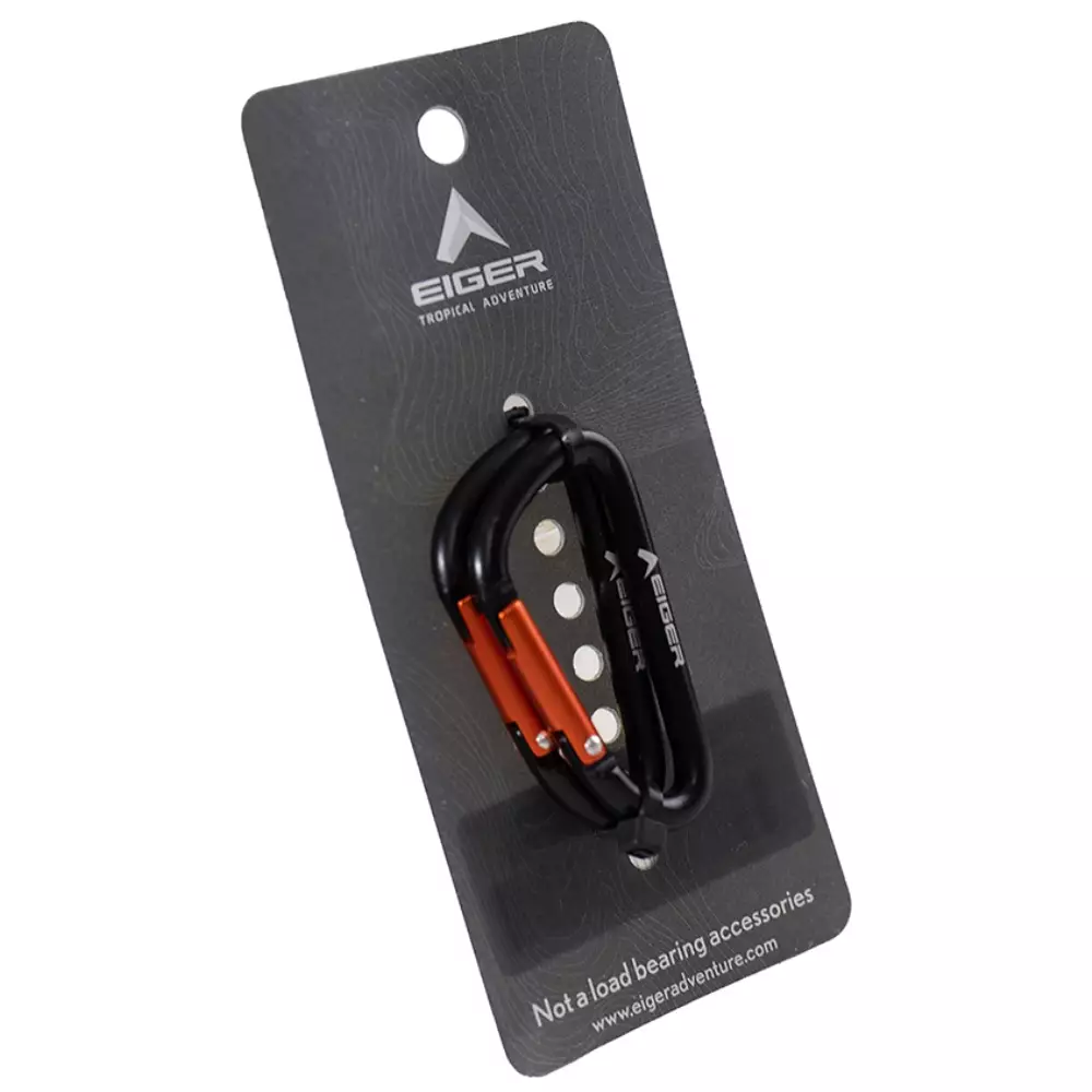 Eiger 5 MM D Carabiner 2 Pcs Keychain