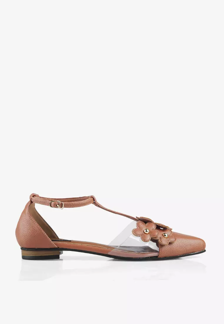 INPACA Artemish Flatshoes Sepatu Flat Wanita Sepatu Kerja Flat Metallic