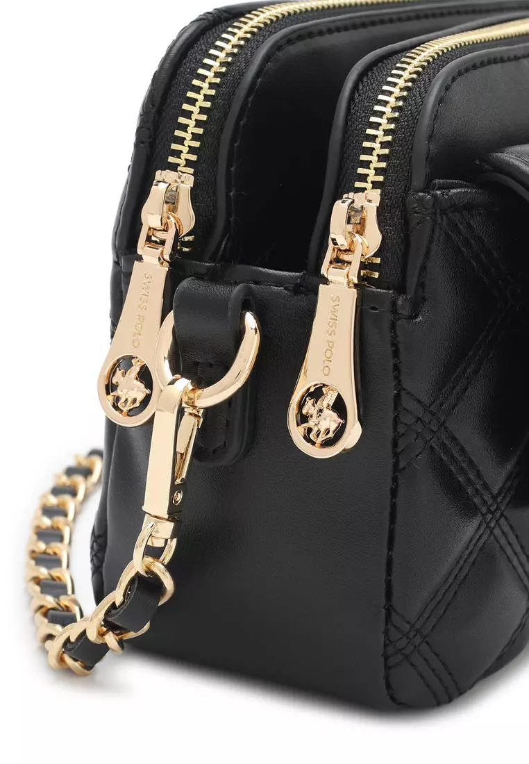 Women's Shoulder Bag / Sling Bag / Crossbody Bag - Black