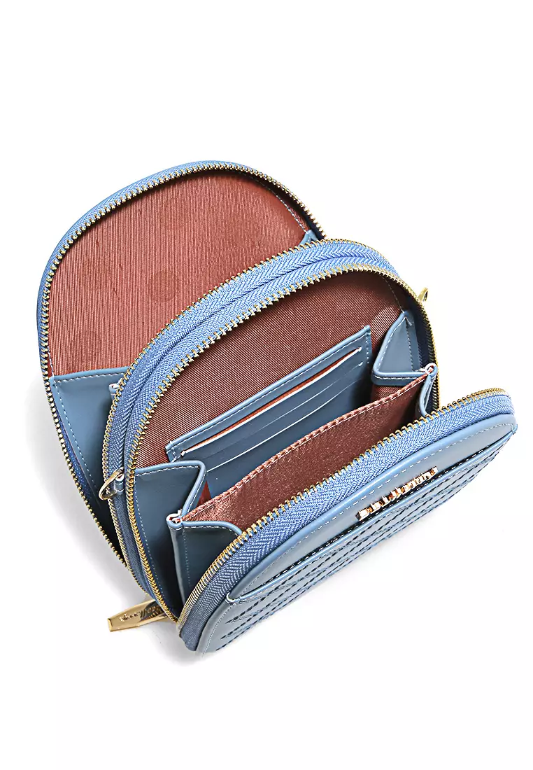 Sling Bag Wanita Tas Selempang Handphone Large Compartment Many Slot Material Leather ORIGINAL