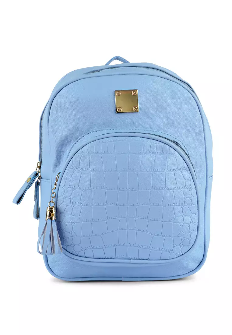 Jual London Rag Ransel Mini Bermotif Buaya Biru Original 2025 | ZALORA ...