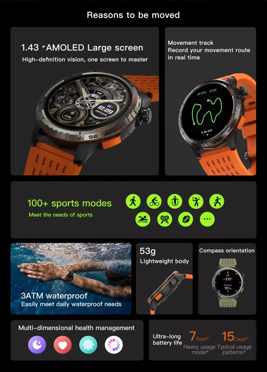 Peje G11 Hitam Smart Watch Amoled 