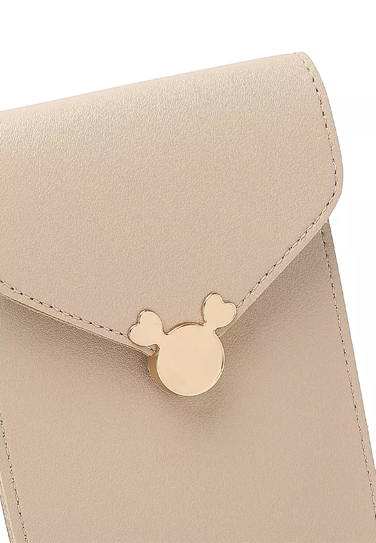 Women's Shoulder Sling Bag / Crossbody Bag - Light Apricot