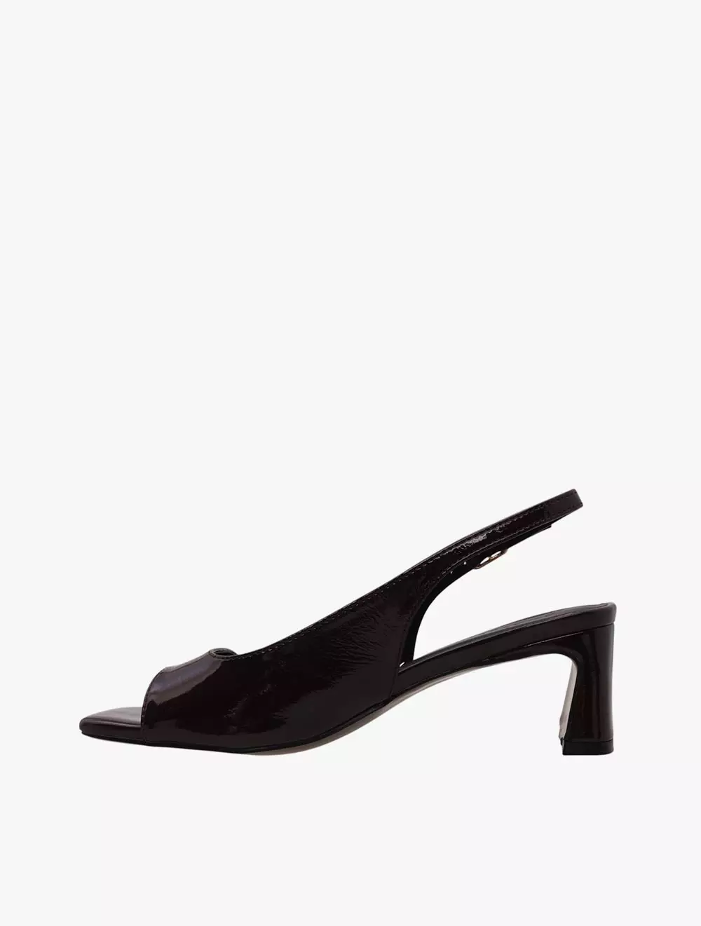 Payless Chrissie Womens Ensley Open-Toe Heels - Dark Brown_04