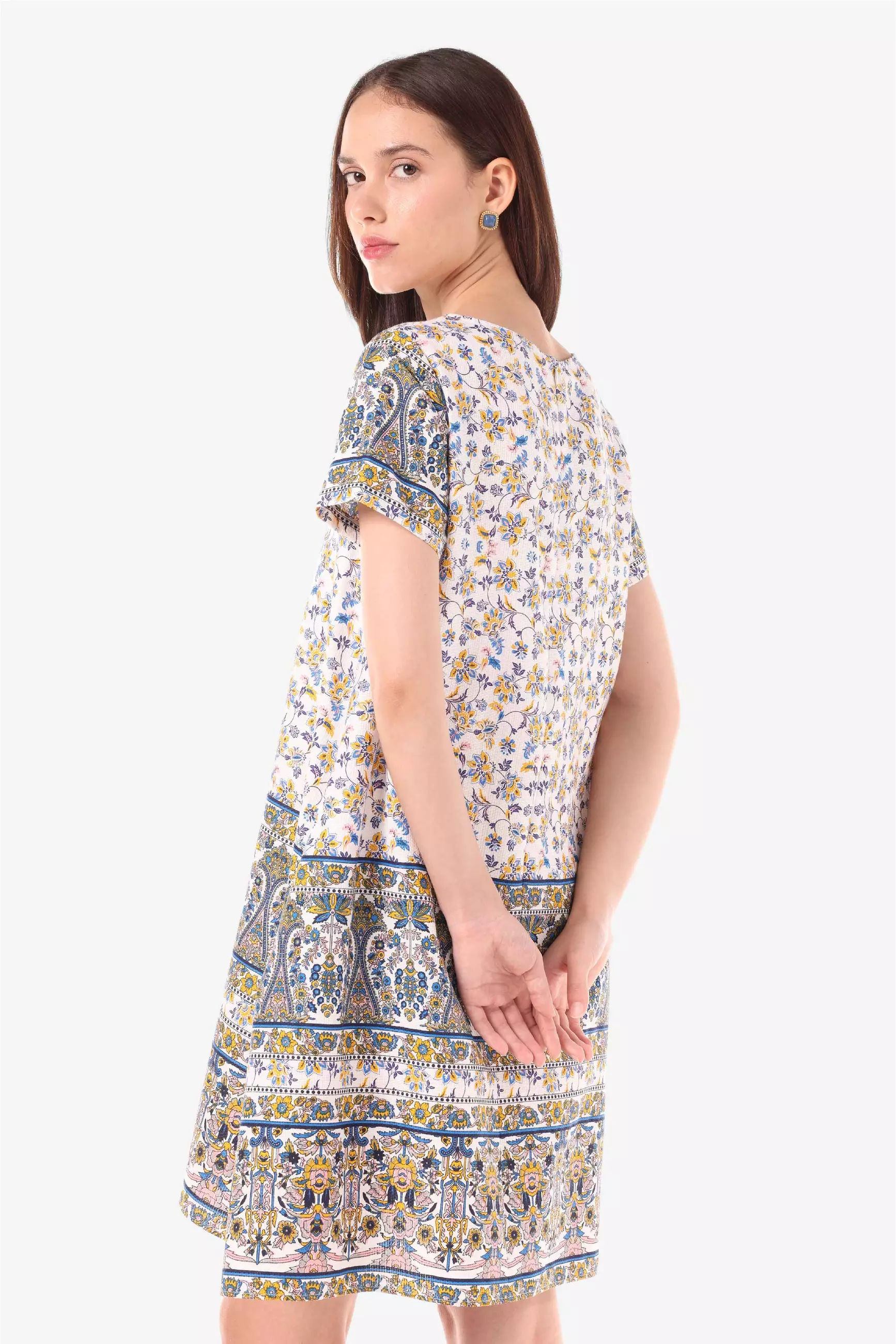 Minimal Cahyadewi Dress Blue Warna Blue