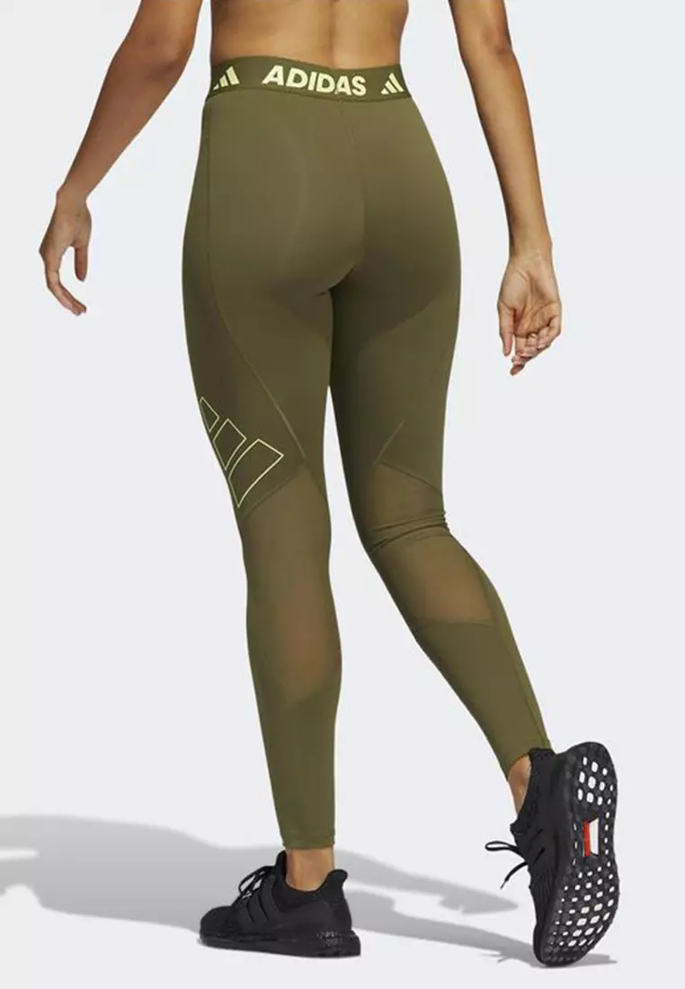 Olive green adidas on sale tights