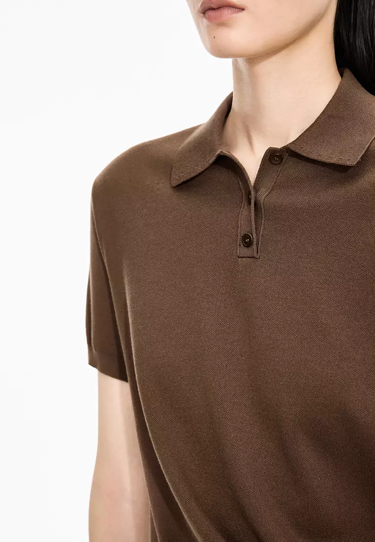 Cotton Short Sleeve Pullover Knit