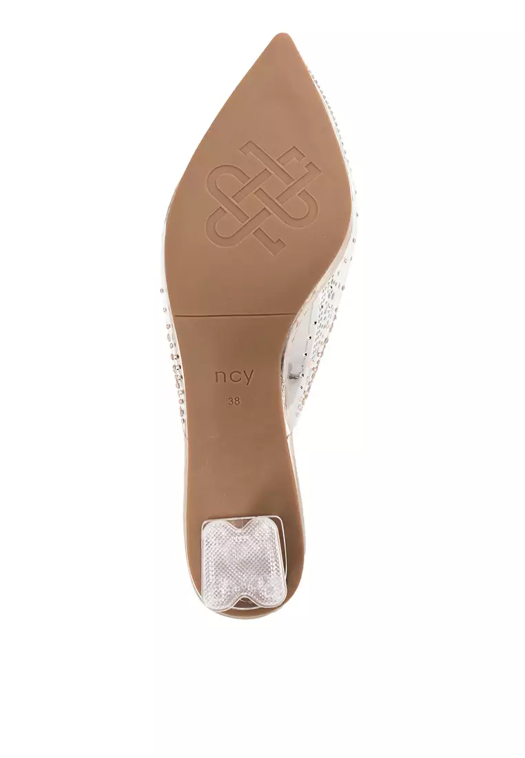 SKYE J2387-11 HEEL MULES ROSE GOLD