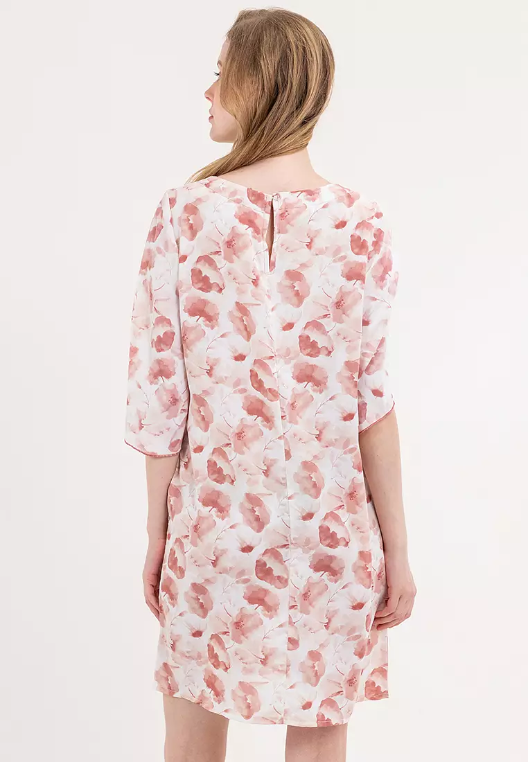 Lilybeth Petal Sleeves Dress