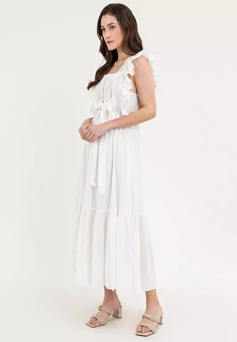 Carmela Square Neck Maxidress