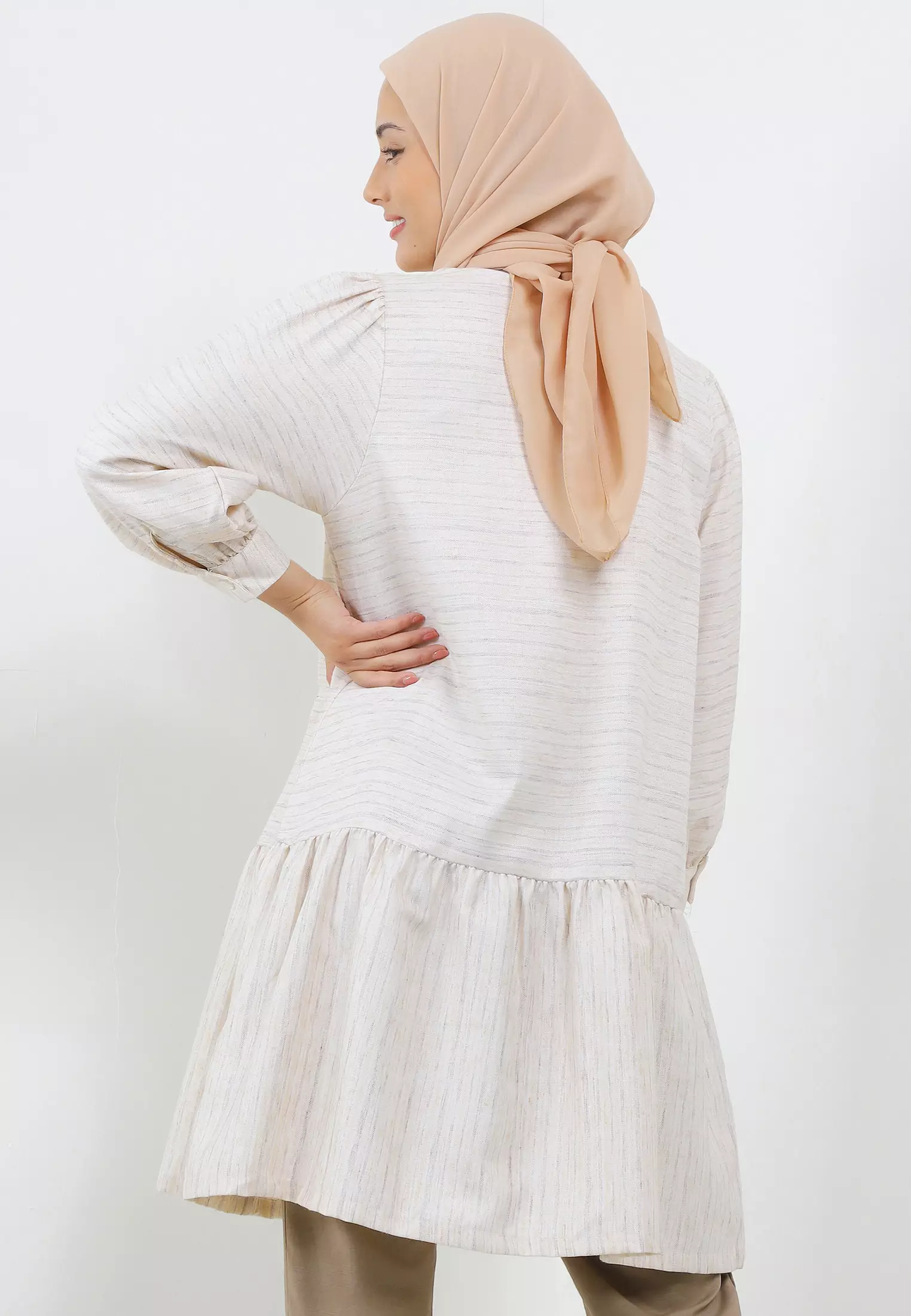 MFMW Umirah Tunik Yellow Motif