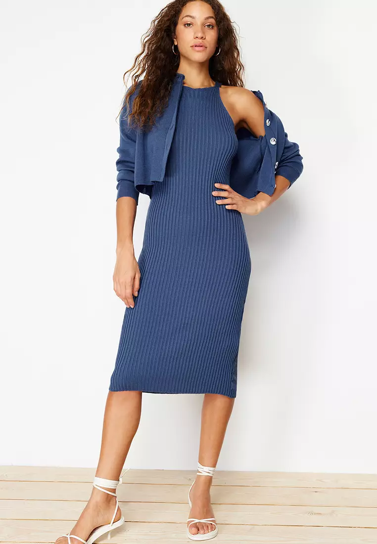 Knit Midi Dress