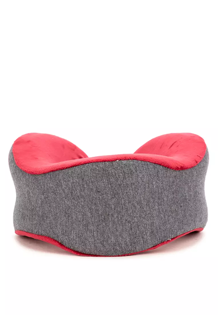 Full Comfort Travel Neck Pillow Red
