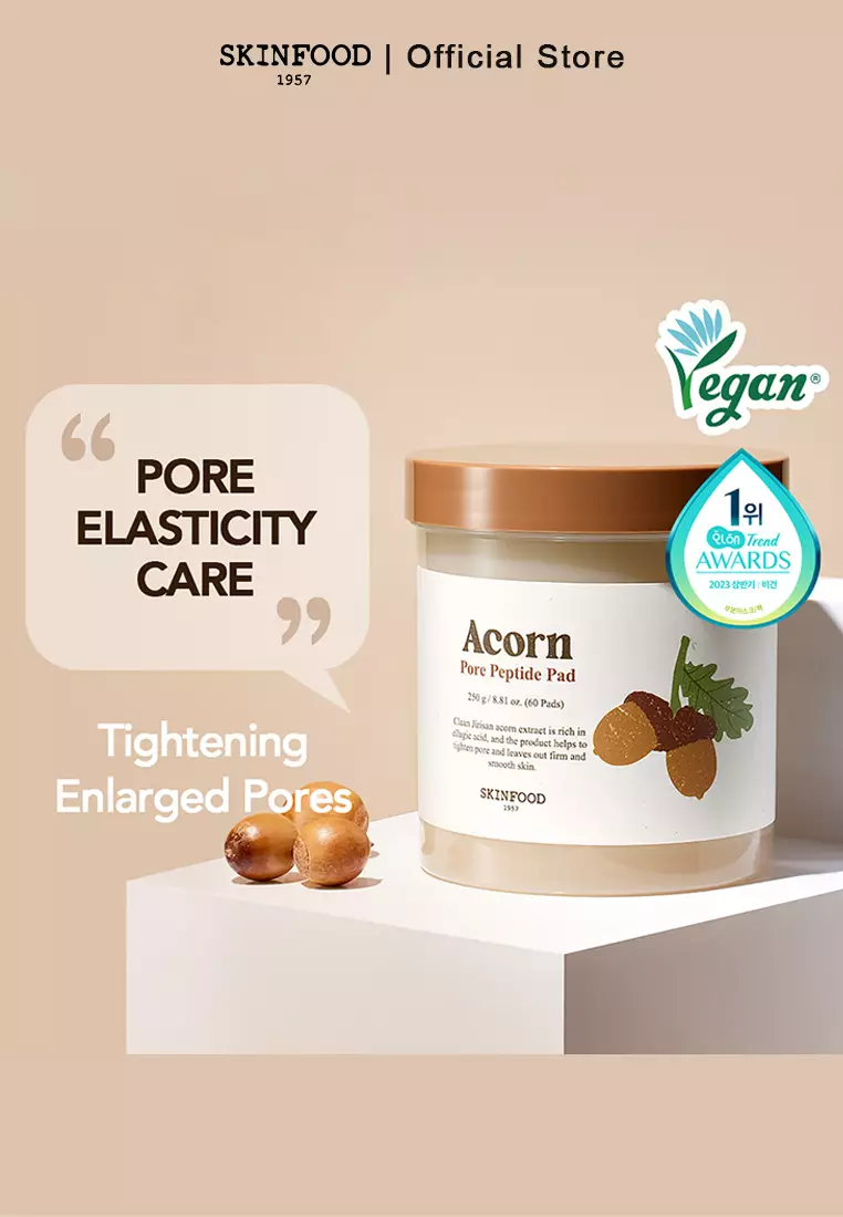 SKINFOOD Acorn Pore Peptide Pad