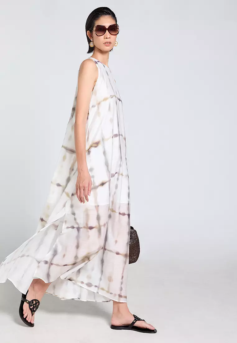 Floral Maxi Linen Dress