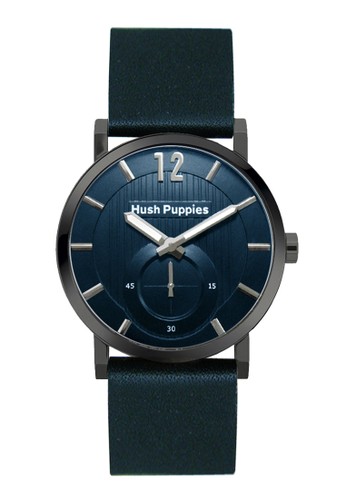 Hush Puppies Freestyle Men's Watch HP 3628M.2503 Black Blue Black Leather