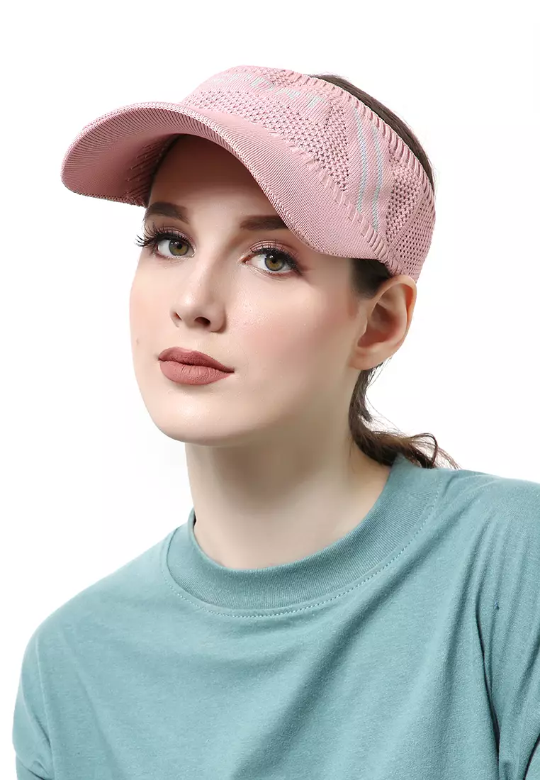 Zaskia Basball Cap Pelindung Matahari Untuk Pria Dan Wanita - Pink