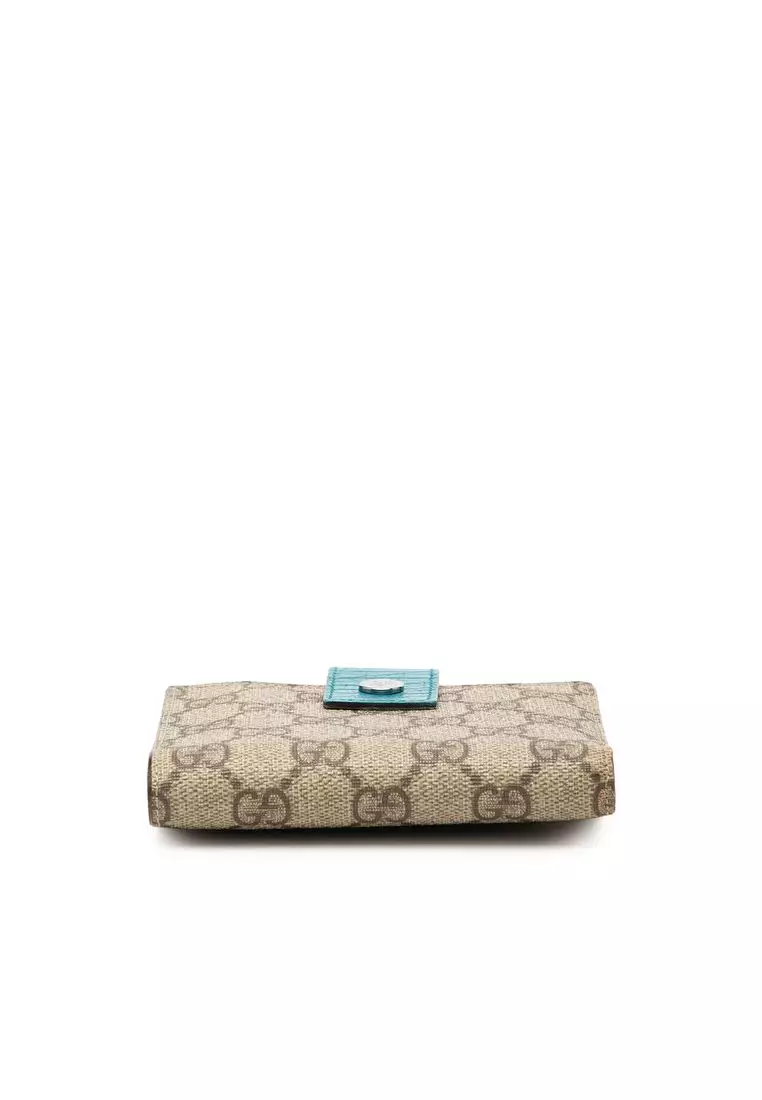 Pre-Loved Gucci Gg Supreme Compact Wallet