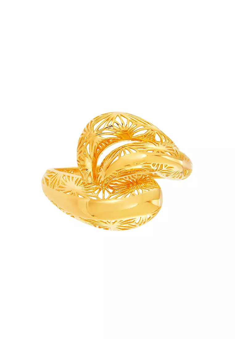 HABIB Oro Italia 916 Yellow Gold Ring GR50440623 (22K Gold)