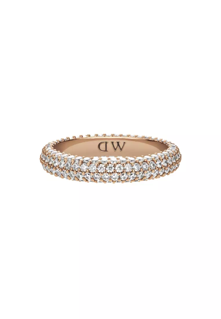 Buy Daniel Wellington Pavé Crystal Ring Rose Gold Fashion Ring for