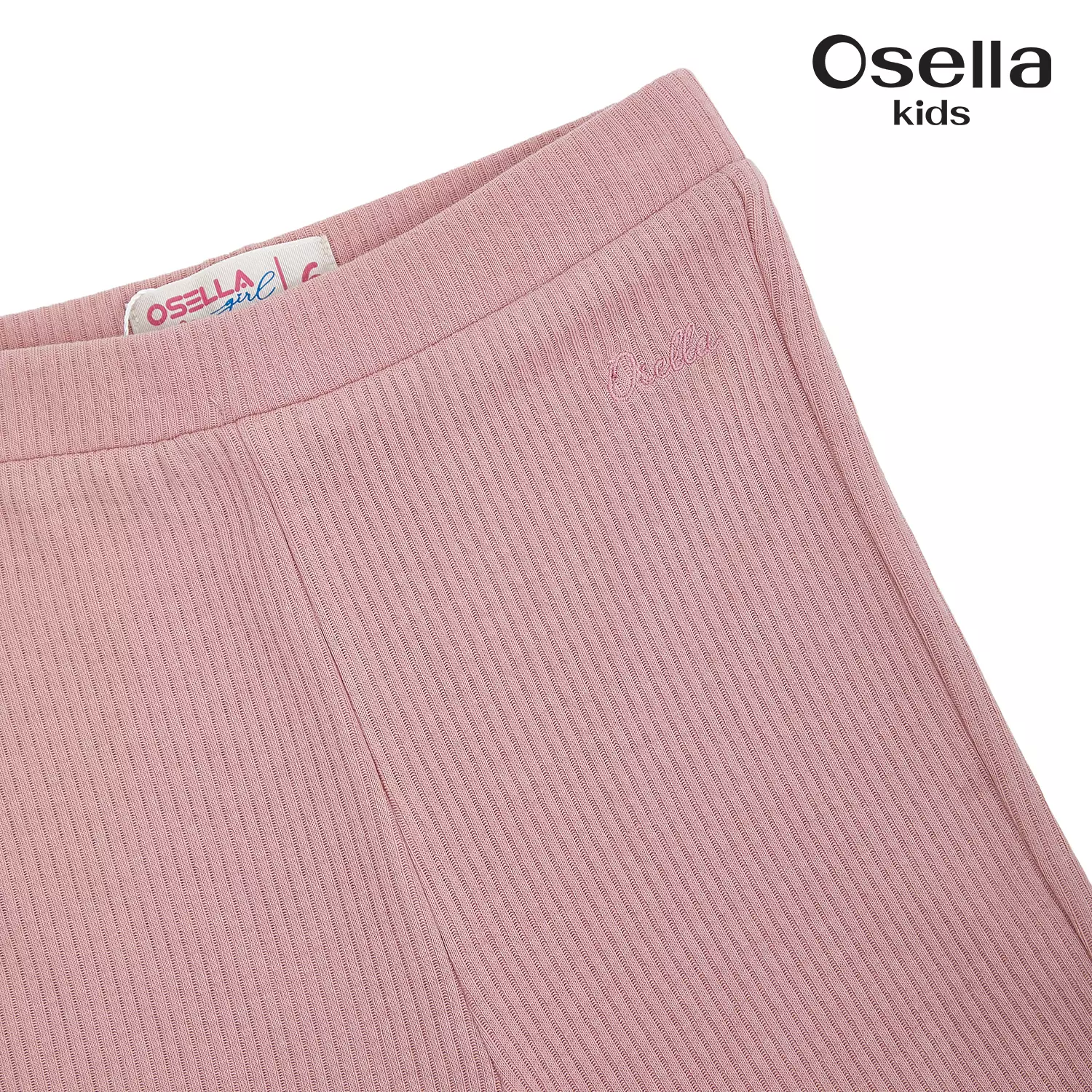 Osella Kyla Bootcut Knit Pants Pink 2387500213 | Celana Rajut Panjang Anak Perempuan