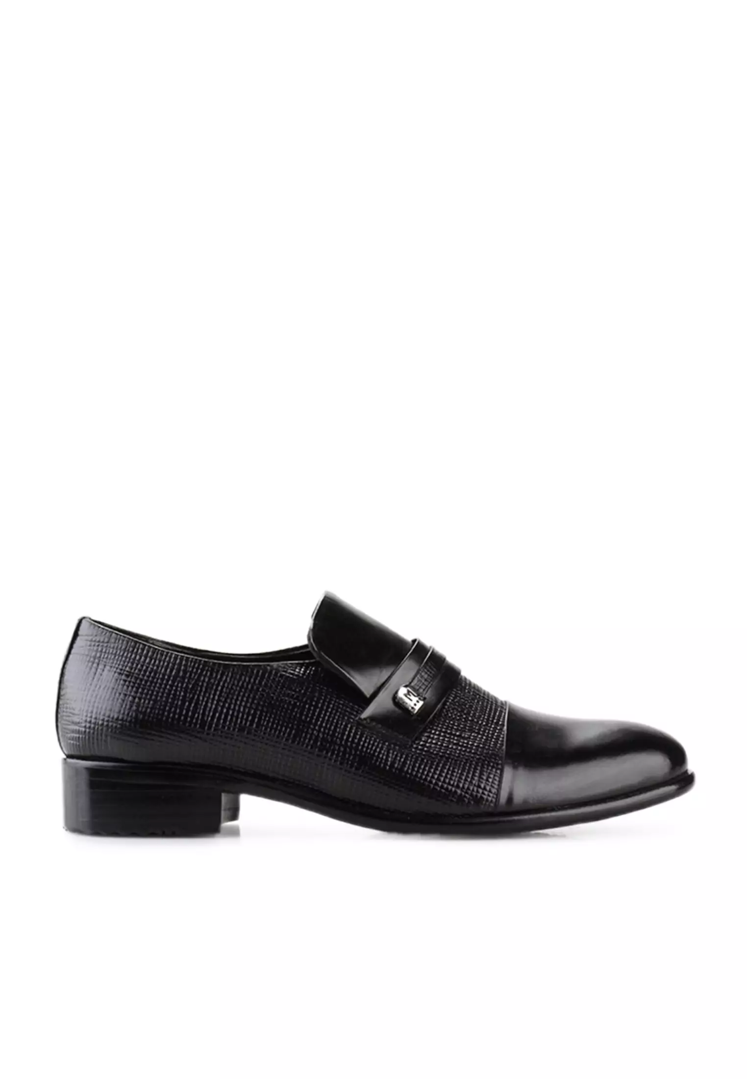 Paul Sepatu Slip On Loafers Formal Pria Kulit Asli