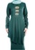 SARIMA green Kurung Pleated Muslimah Fashion Emerald Green B09BDAAF49F316GS_2