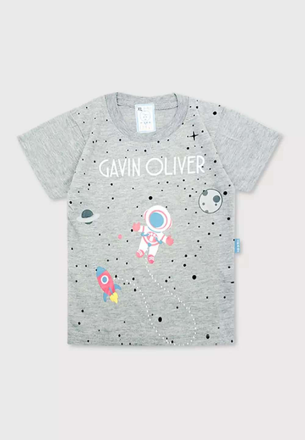Wakakids Baju Bayi Anak Laki Laki Usia 12 Bulan Hingga 18 Bulan Setelan Celana Jeans Motif Astronaut 3394 Abu