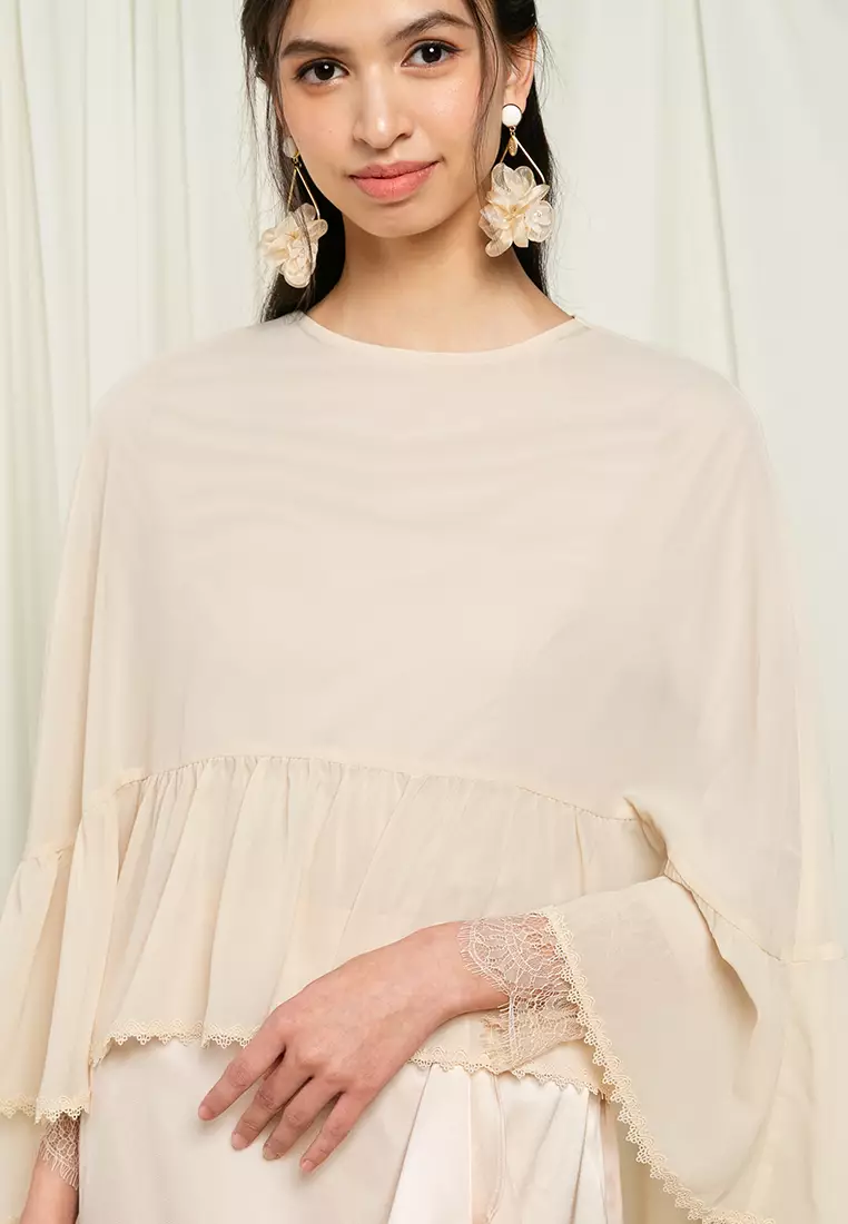 Zarina Ruffles Kurung Set