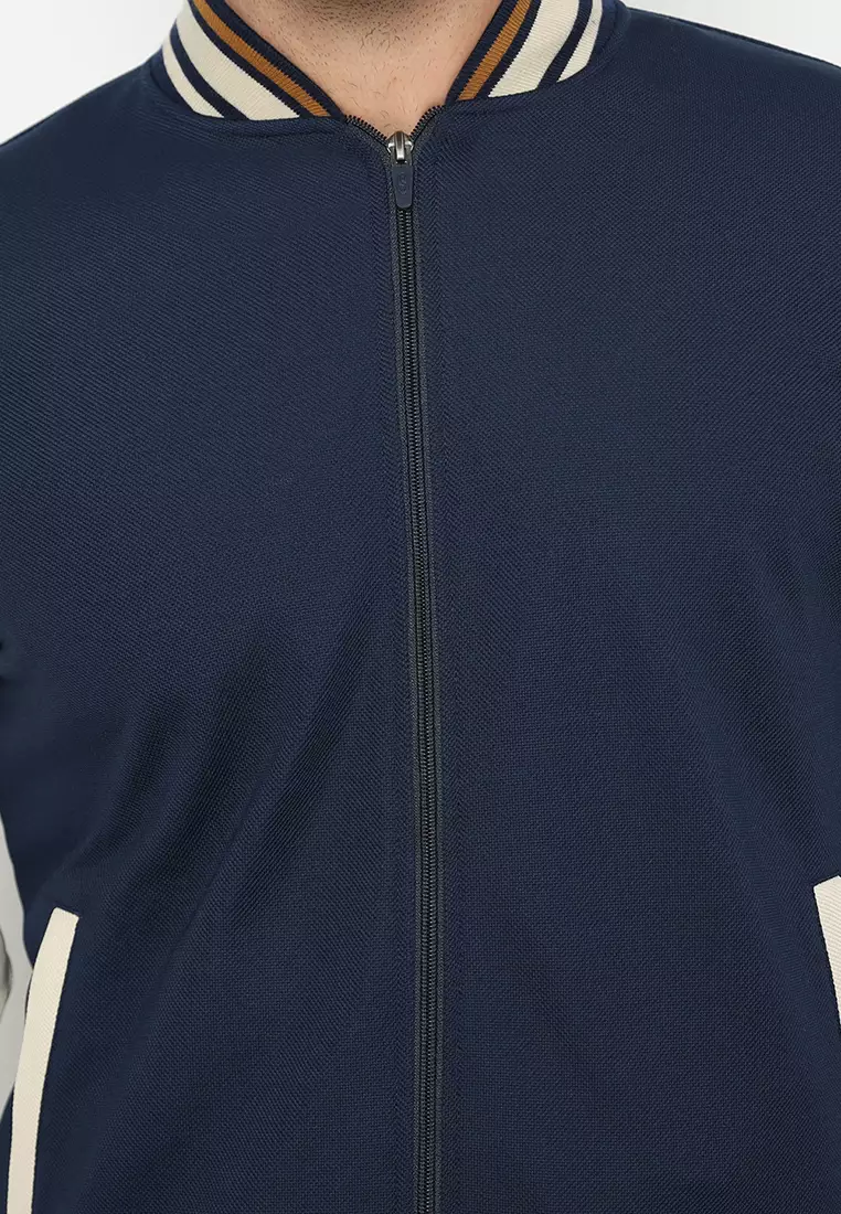 Jacket Bomber Cvc - Navy Cream