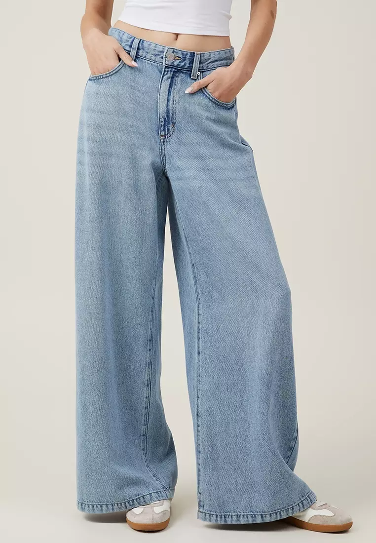 Cheap wide best sale leg jeans