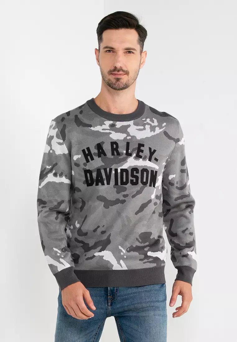 Buy Harley-Davidson Staple Camo Sweater 2025 Online ZALORA