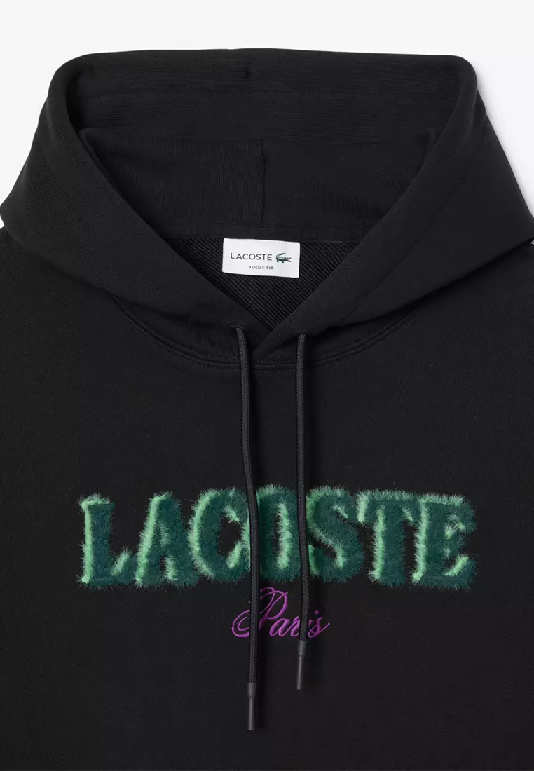 Loose Fit Embroidered Hoodie