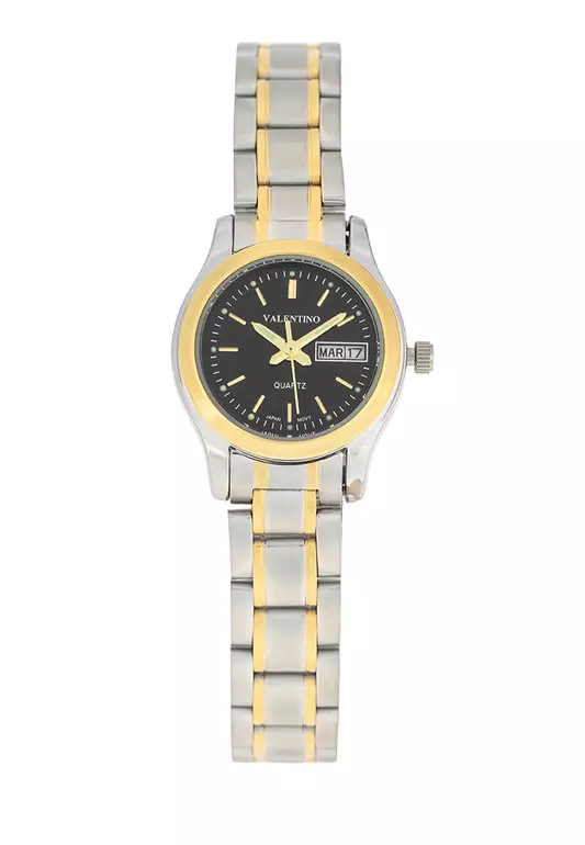 Analog Watch 20122423-Two Tone - Black Dial