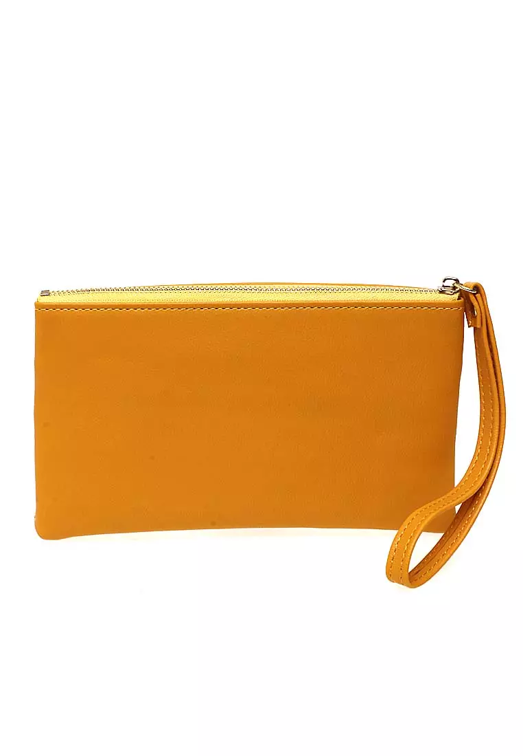 Dompet Clutch Wanita Model Panjang Large Compartment Material Leather Kulit ORIGINAL