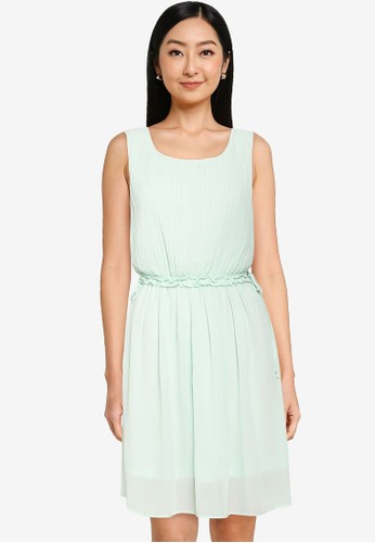 JACQUELINE DE YONG green Xavi Sleeveless Short Dress 9E7CEAA5397D6BGS_1