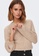 JACQUELINE DE YONG beige Dinea Balloon Sleeves Knitted Pullover 0BF18AA585DF6FGS_5
