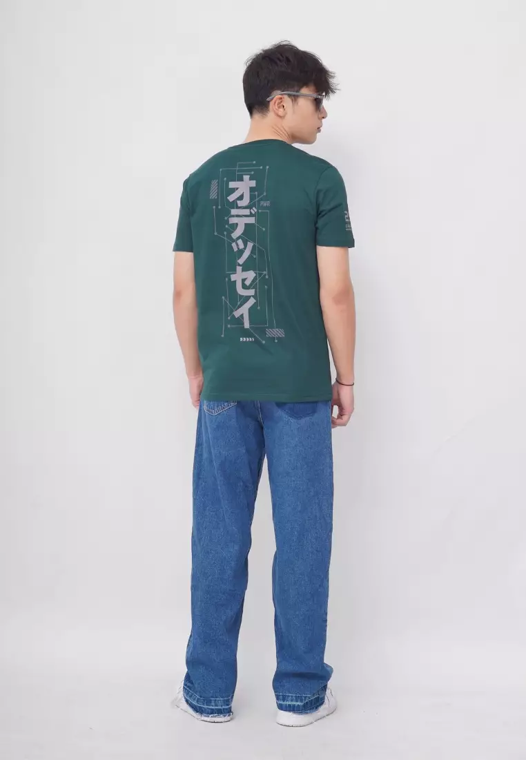 Ryusei Kaos Pria Odyssey Green