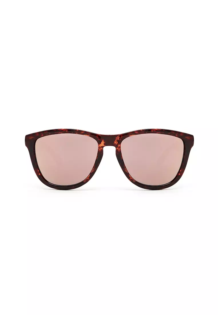 Hawkers Rose Gold ONE Sunglasses for Men and Women. UV400 Protection. Official Product Designed in Spainq