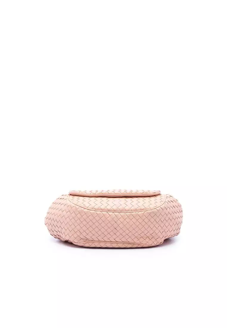Pre-Loved Bottega Veneta Nappa Intrecciato Flap Crossbody