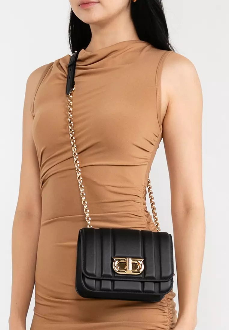 Gancini city mini leather crossbody online