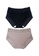 Kiss & Tell multi 2 Pack Leia Cotton with Lace Panties Brown & Black 358C3US157A9DDGS_2