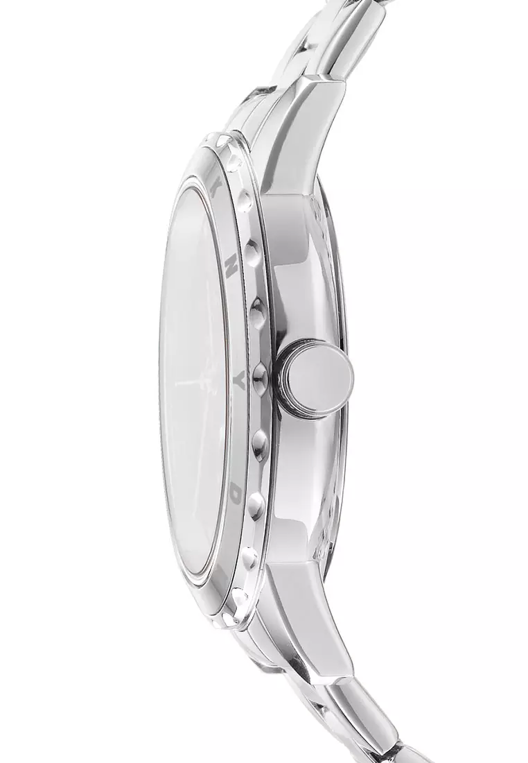 Dkny Park Ave Multi Silver Stainless Steel Analog Quartz Watch For Women DK1L054M0035