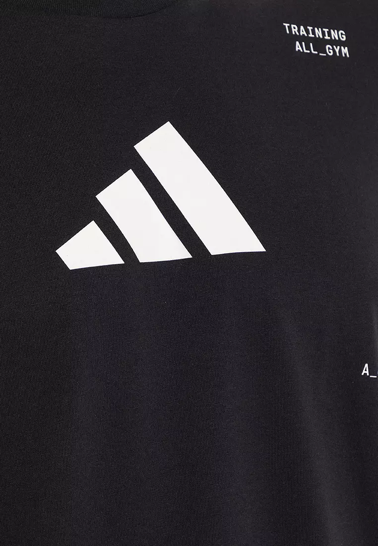 Jual ADIDAS aeroready all-gym category graphic t-shirt Original - Main Image