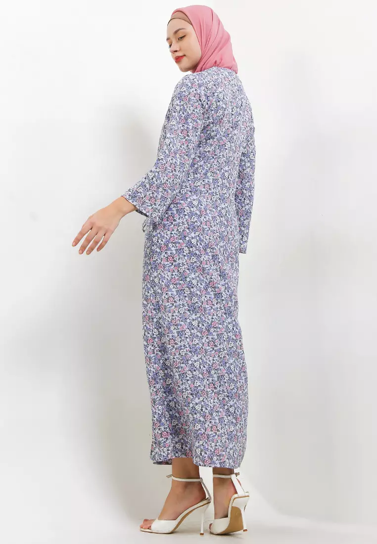 Gamis Batik Kembang 4