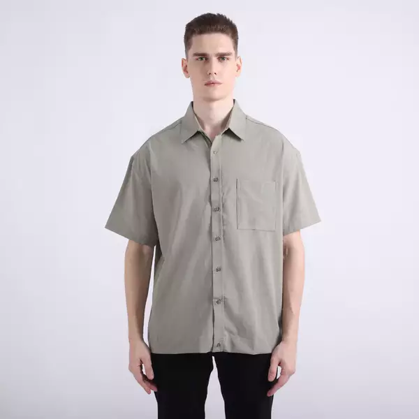 LARUSSO Resort Collection - Technical Linen Oversize Wrinkle Free - Taupe