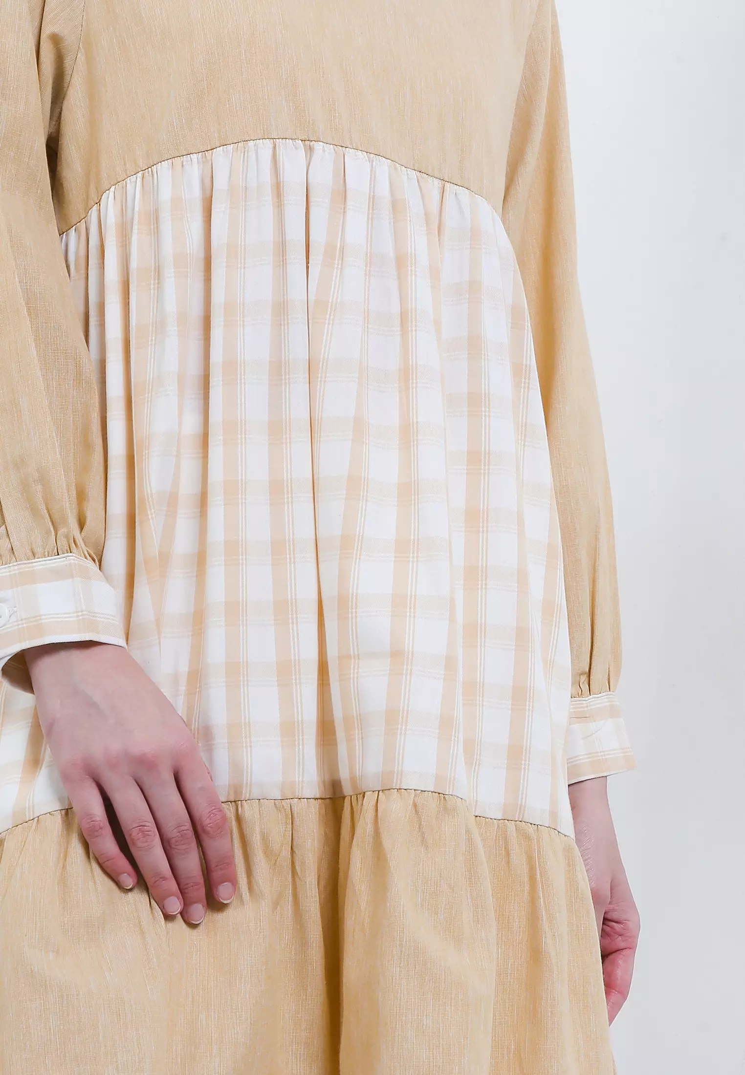 MFMW Yuliani Tunik Kubus Motif Kotak