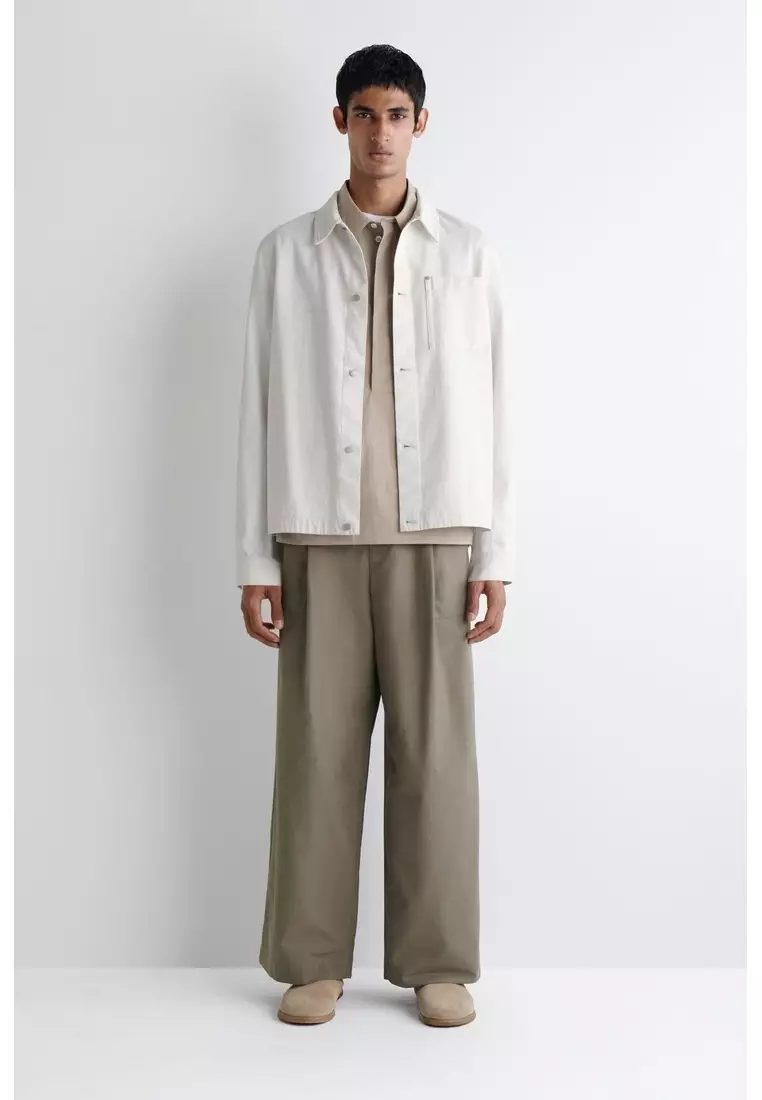 POPOVER COTTON-POPLIN SHIRT